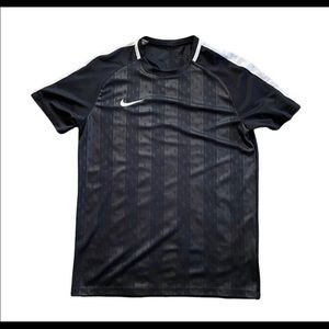 🔥 NIKE black Striped logo soccer jersey - Excellent condition - L-Size